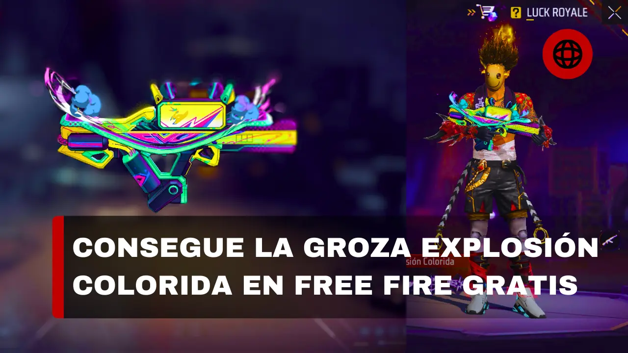 Groza Explosión Colorida en Free Fire